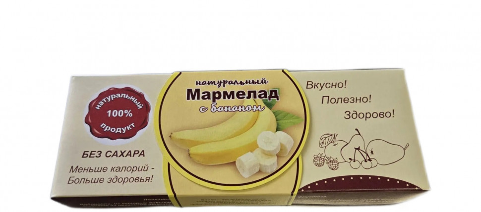  Мармелад натуральный "Банан" 140г  в Энгельсе