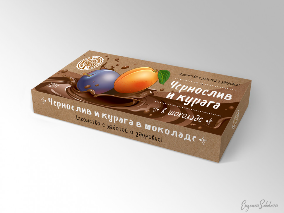  Чернослив и курага в шоколаде, 220г в Энгельсе