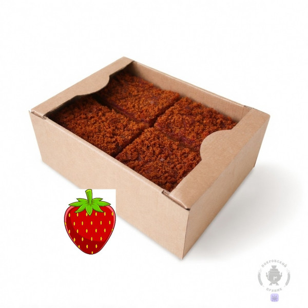 №3 Пряник 1кг с фруктовой начинкой Клубника в Энгельсе