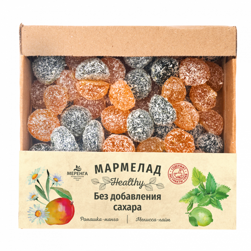  Меренга Мармелад в кокосовой обсыпке Ромашка+Мелисса , 800г     в Энгельсе
