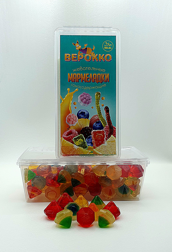 №2 Жевательный мармелад Самоцветы, 250г      в Энгельсе